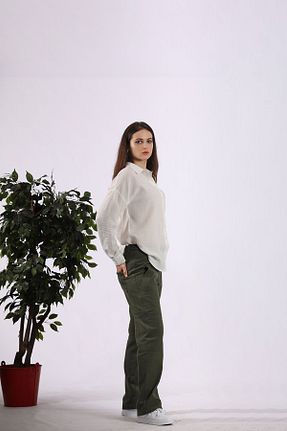 پیراهن سفید زنانه اورسایز khaos - کد 853477413