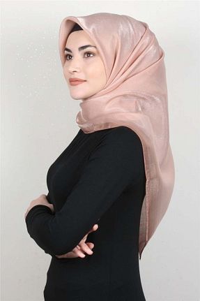 روسری بژ 100 x 100 PİRAMİT - کد 95997409
