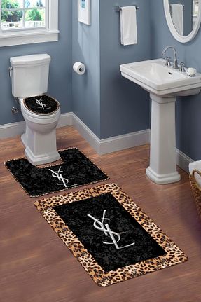 پادری حمام رنگی پلی استر Doruklar Home Collection - کد 843259715