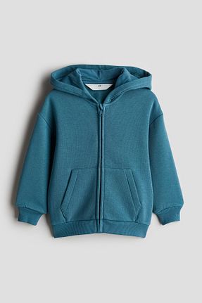 سوئیشرت خاکی بچه گانه ساده H&M - کد 857901360