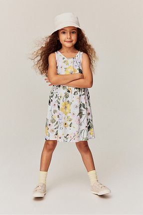 لباس سفید بچه گانه بافت H&M - کد 857902247