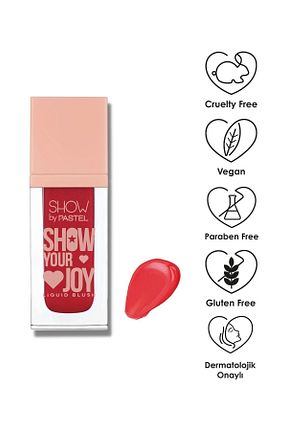 رژگونه قرمز مات Show by Pastel - کد 375457853