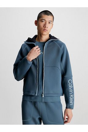 پلیور طوسی مردانه ساده Calvin Klein - کد 793858298