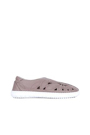 بابت طوسی زنانه چرم خالص Bueno Shoes - کد 117911787