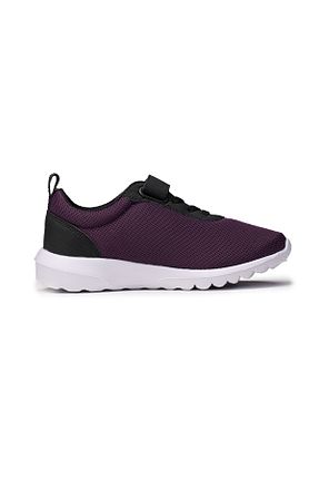 کفش اسنیکر بنفش بچه گانه چسبی hummel - کد 36793969