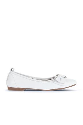 بابت سفید زنانه چرم خالص Bueno Shoes - کد 106716901