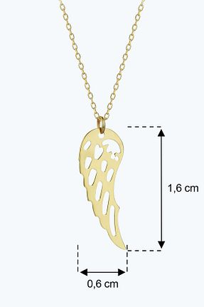 گردنبند طلا نارنجی زنانه 14 عیار Altınbaş - کد 55851597