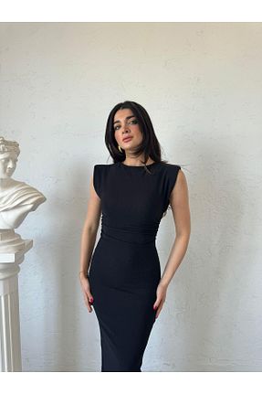 لباس مشکی زنانه رگولار Bade Butik - کد 821099538