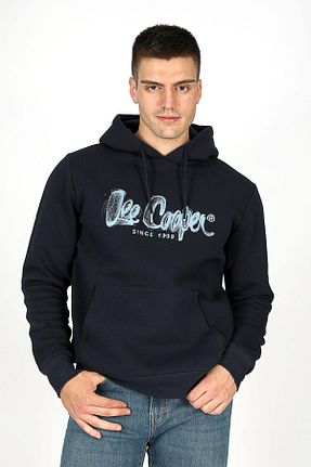 سوئیشرت سرمه ای مردانه ساده Lee Cooper - کد 858102024