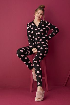 ست لباس راحتی رنگی زنانه پنبه ای Strawberry - کد 364296360