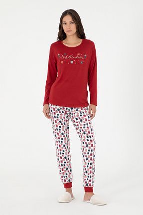 ست لباس راحتی قهوه ای زنانه ساده U.S. Polo Assn. - کد 858124481