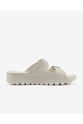 دمپائی سفید زنانه EVA Skechers - کد 263170908