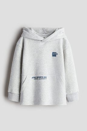 سوئیشرت طوسی بچه گانه چاپی H&M - کد 858149655