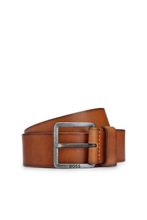کمربند قهوه ای مردانه چرم مصنوعی BOSS - کد 822875607