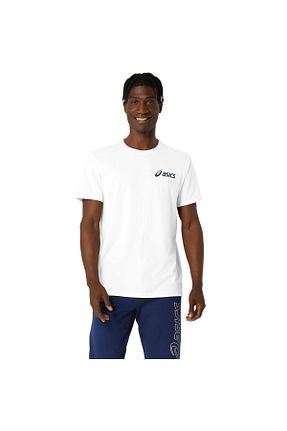 تیشرت اسپرت سفید مردانه رگولار Asics - کد 845731224