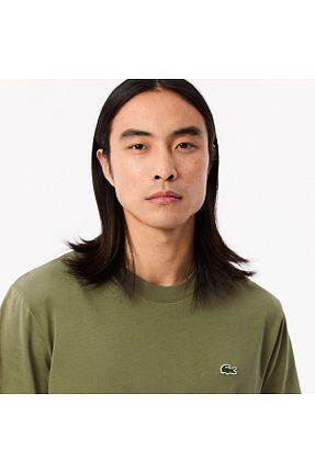 تیشرت خاکی مردانه رگولار Lacoste - کد 858173674