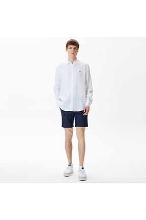 شلوارک و برمودا سرمه ای مردانه اسلیم فیت Lacoste - کد 97312604