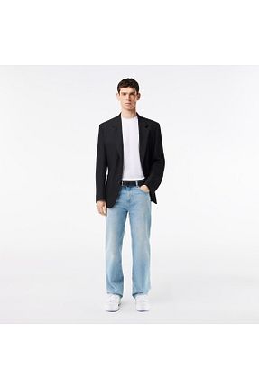 کمربند مشکی مردانه چرم خالص Lacoste - کد 841284856