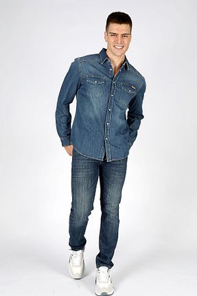 پیراهن سرمه ای مردانه رگولار Lee Cooper - کد 853860185