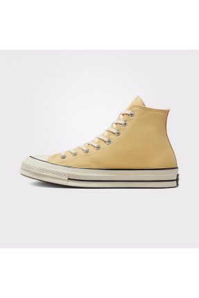 کفش اسنیکر زرد زنانه بند دار Converse - کد 787224096