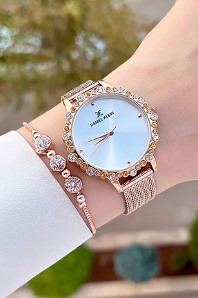 ساعت مچی صورتی زنانه 36-40 میلی متر Daniel Klein - کد 858154185