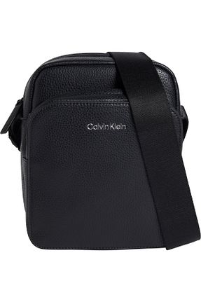 کیف دوشی مشکی مردانه پلی اورتان Calvin Klein - کد 854137273