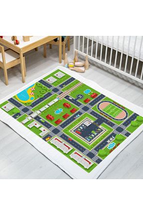 فرش بازی سبز خیر Fibril - کد 857094626