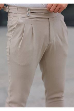 شلوار بژ مردانه پارچه BYATA MENS STYLE - کد 353840828
