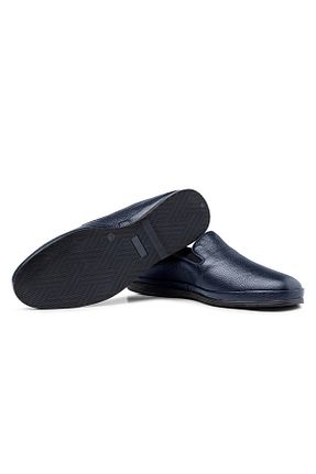 کفش کژوال سرمه ای مردانه چرم خالص Ducavelli - کد 857883701