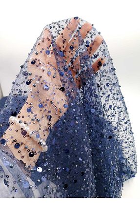 پارچه سرمه ای ünsal tekstil - کد 857905361