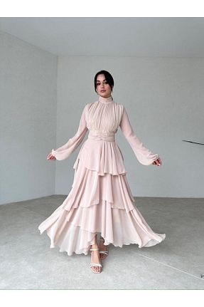 لباس بژ زنانه بافتنی Genel Markalar - کد 788455586
