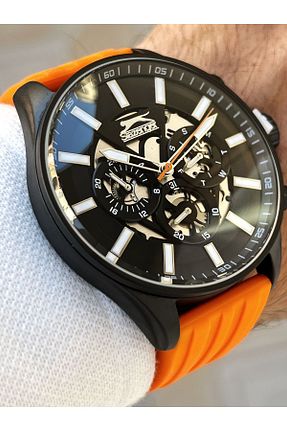 ساعت مچی نارنجی مردانه 41-45 میلی متر Slazenger - کد 800716976