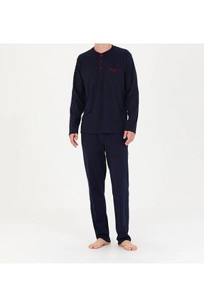 ست لباس راحتی سرمه ای مردانه ساده Pierre Cardin - کد 856683766