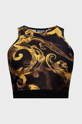 بلوز مشکی زنانه ساده VERSACE JEANS COUTURE - کد 810291395