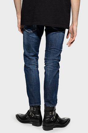 شلوار جین سرمه ای مردانه پاچه تنگ DSquared2 - کد 849816427