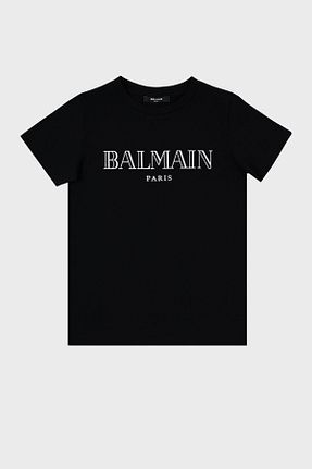 تیشرت مشکی بچه گانه رگولار BALMAIN - کد 831627578