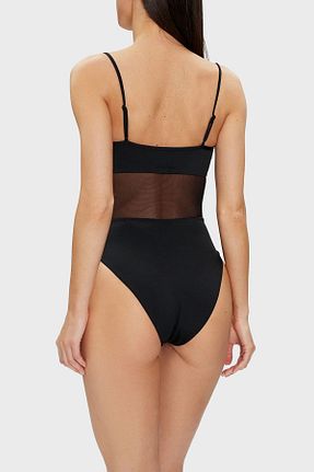 مایو مشکی زنانه پلی استر Calvin Klein - کد 822819191