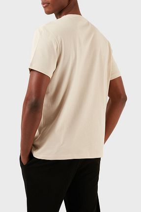 تیشرت بژ مردانه رگولار Armani Exchange - کد 809001631