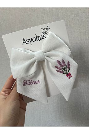 گیره سر سفید زنانه مودال asyakuş - کد 824900912