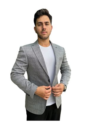 کت بلیزر آبی مردانه پارچه Luisero - کد 858132163