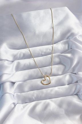 گردنبند استیل ( فولاد ) طلائی زنانه استیل (فولاد) leqend - کد 858151075