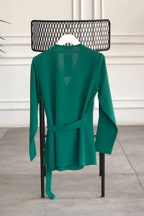 بلوز سبز زنانه دو سینه Yağmur Butik - کد 857923399