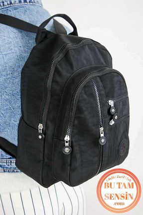 کوله پشتی مشکی زنانه سایز متوسط Bu Tam Sensin - کد 827933912