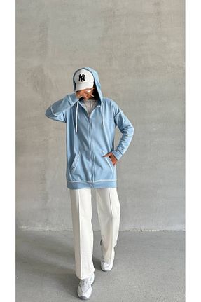 ست گرمکن آبی زنانه Penye Meryemce Butik - کد 858006161