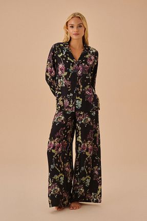 ست لباس راحتی نباتی زنانه گلدار Suwen - کد 858076482