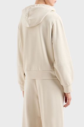 سوئیشرت بژ زنانه ساده Armani Exchange - کد 804569361