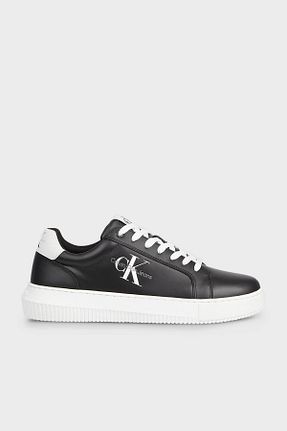 کفش اسنیکر مشکی مردانه چرم اصل Calvin Klein - کد 740032928