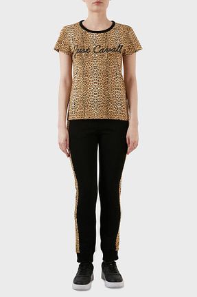 شلوار مشکی زنانه پنبه ای Just Cavalli - کد 277744519