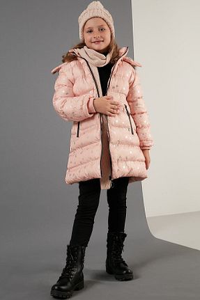 کاپشن صورتی بچه گانه رگولار Lela - کد 343307245