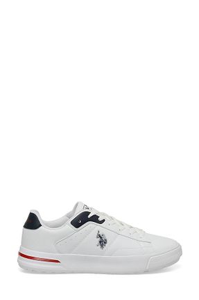 کفش اسنیکر سفید مردانه بند دار U.S. Polo Assn. - کد 832364310